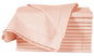Alpha Living Home Cotton Cloth Napkins, 18x18 in, 12-Pack, Petal Peach