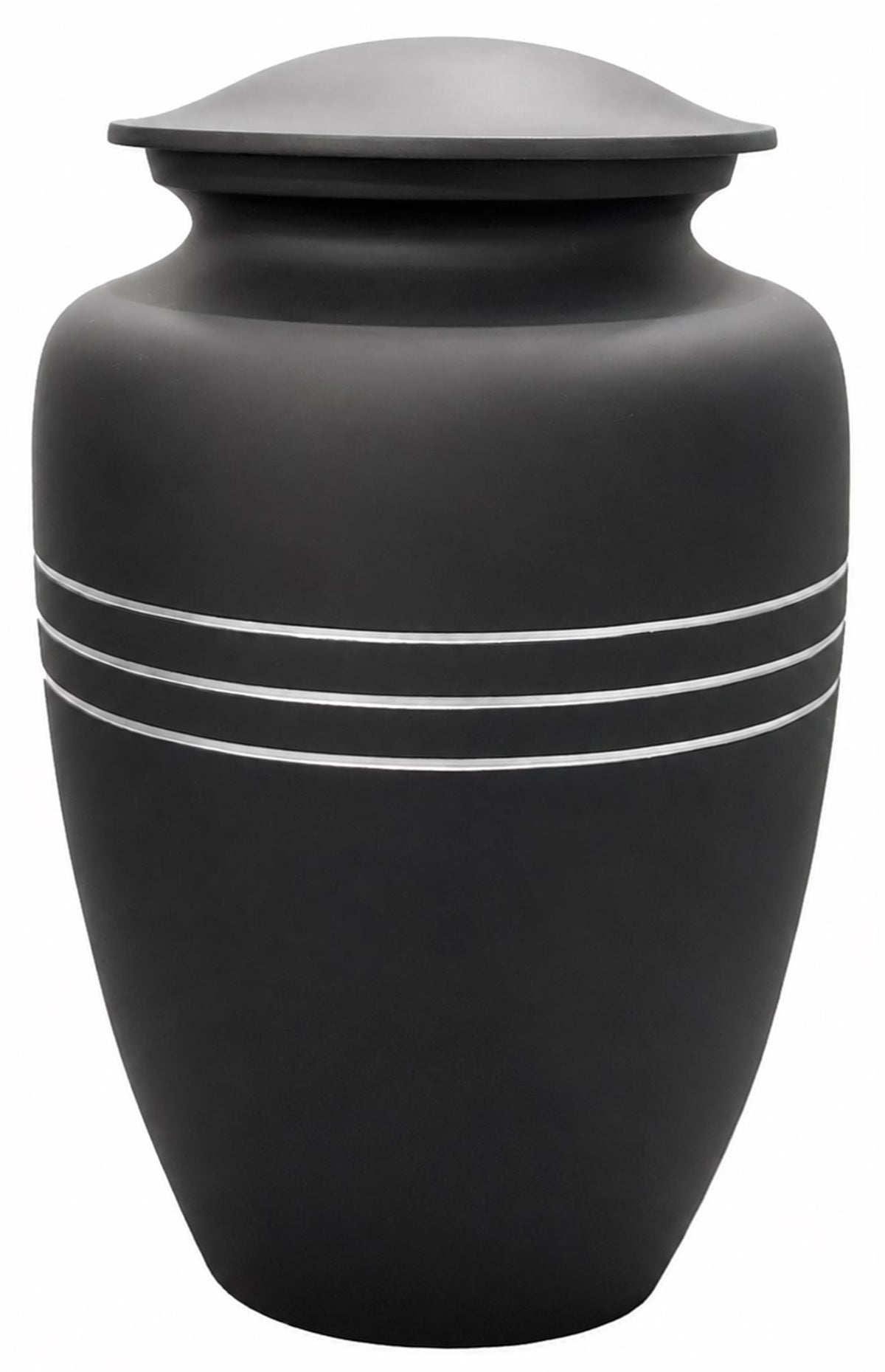 Memorials Cremation Urns for Human Ashes Cremation Urn Funeral Urns for Adult Female & Male Decorative Burial Urn Holds Large up to 220 lbs (Black Silver) - ALPHA Living HOME