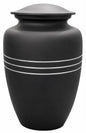 Memorials Cremation Urns for Human Ashes Cremation Urn Funeral Urns for Adult Female & Male Decorative Burial Urn Holds Large up to 220 lbs (Black Silver) - ALPHA Living HOME