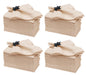 Alpha Living Home Linen Flax Cotton Dinner Napkins, Set of 48