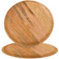 Alpha Living Home Mango Wood Charger Plates, 12 in, 2-Pack