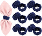 12 Pcs Woven Napkin Rings, Handmade Rustic Farmhouse Nautical Napkins Ring for Festives Gathering Banquet Wedding Birthday Table Decor Everyday Dining Decor (Navy Blue) - ALPHA Living HOME