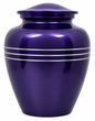 Memorials Cremation Urns for Human Ashes Cremation Urn Funeral Urns for Adult Female & Male Decorative Burial Urn Holds Large up to 220 lbs (Blue Silver) - ALPHA Living HOME