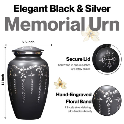 Urns Human Ashes Adult Male/Female,Creamation Urn for Human Ashes Adult Man/Women,200+ Cubic inch Capacity,Decorative Burial Urn, Funeral Cremation Urns